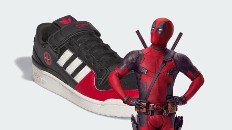 The Marvel x adidas Forum Low Is Made For "Deadpool" Fans