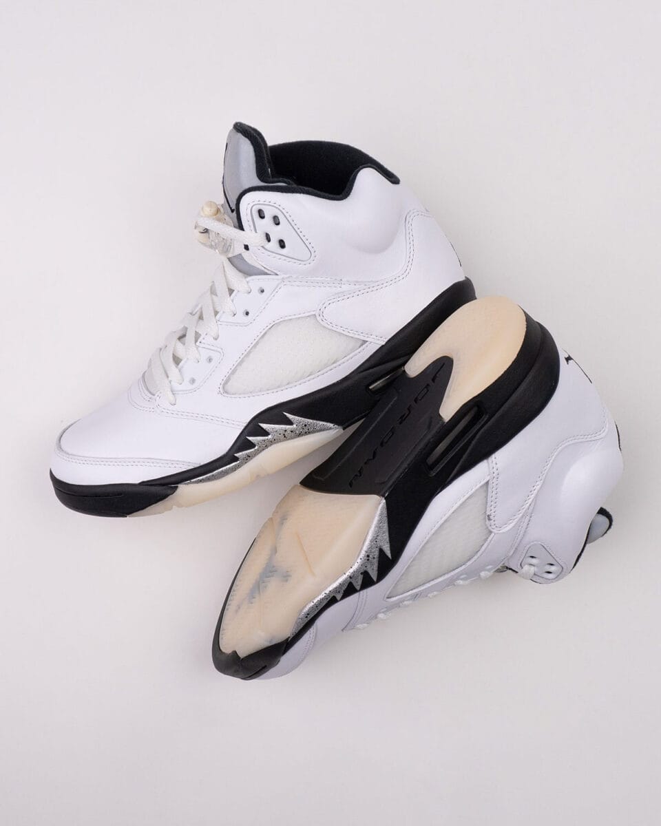 Air Jordan 5 "White Black"