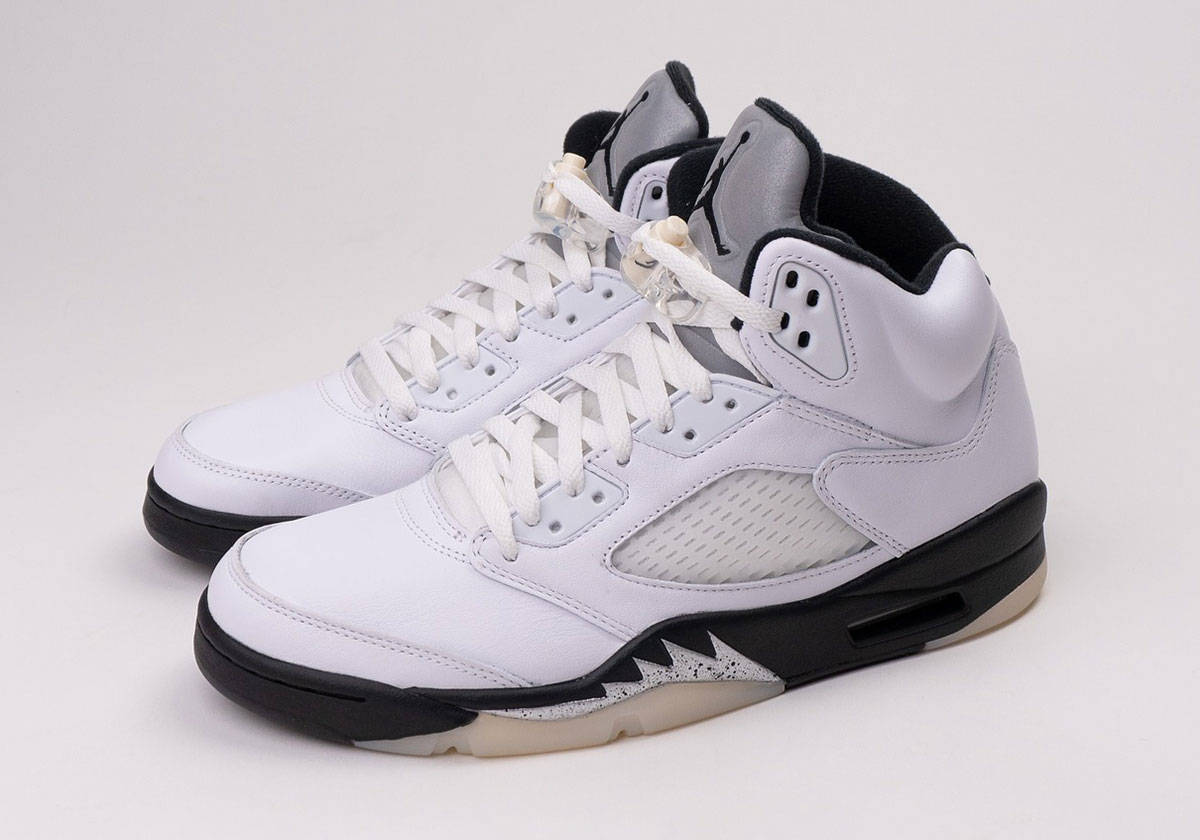 Air Jordan 5 "White Black"