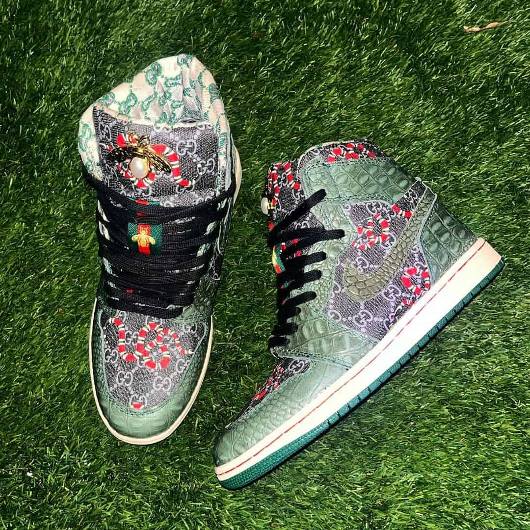 Gucci x Air Jordan 1 "Serpent"