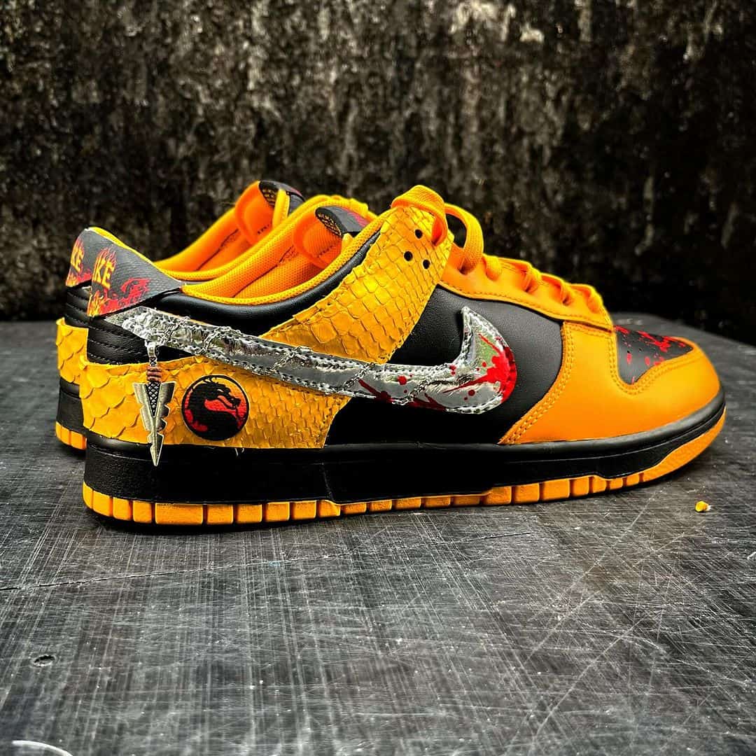 Mortal Kombat Nike Dunk Low “Scorpion”