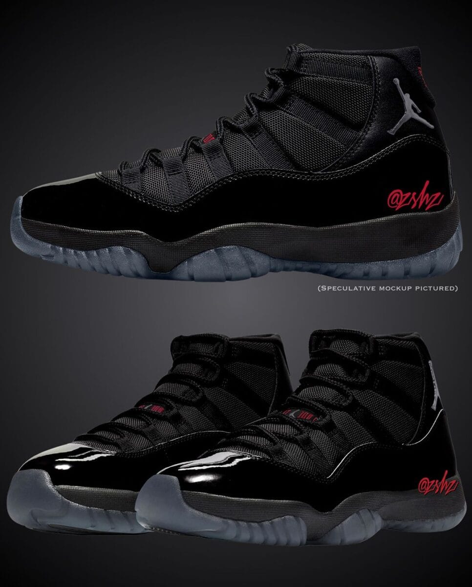 Air Jordan 11 "Black/Red/Grey"
