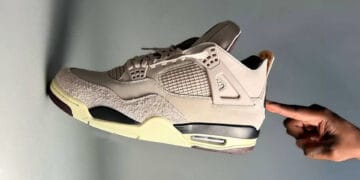 A Ma Maniére Air Jordan 4 Fossil Stone