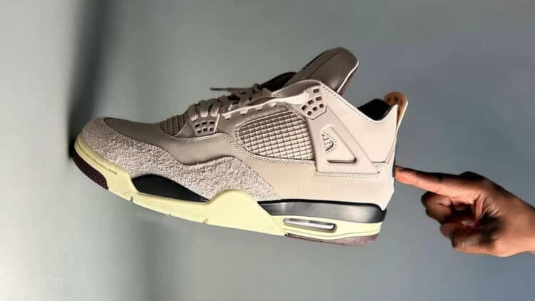 A Ma Maniére Air Jordan 4 Fossil Stone