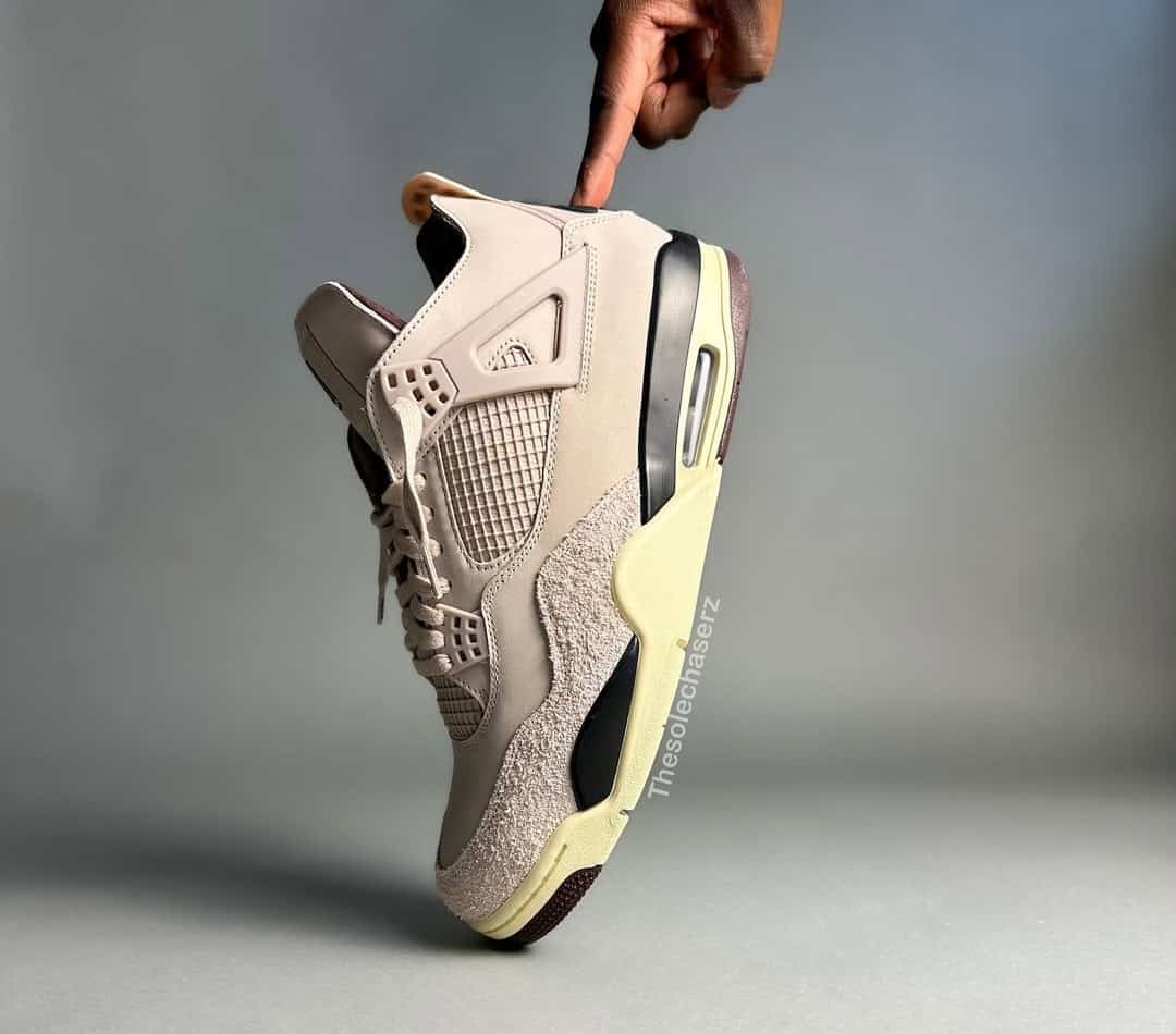 A Ma Maniére x Air Jordan 4 "Fossil Stone"