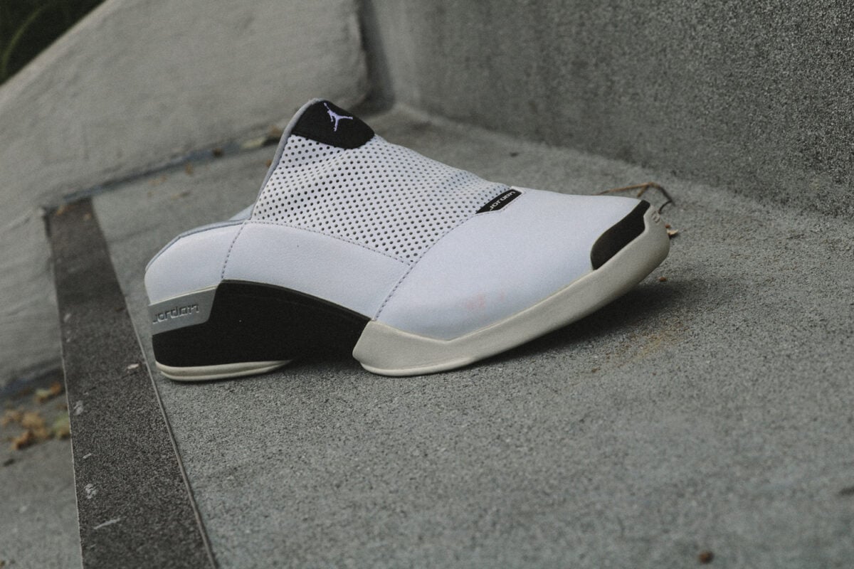 Air Jordan 17 Mule "White Black"