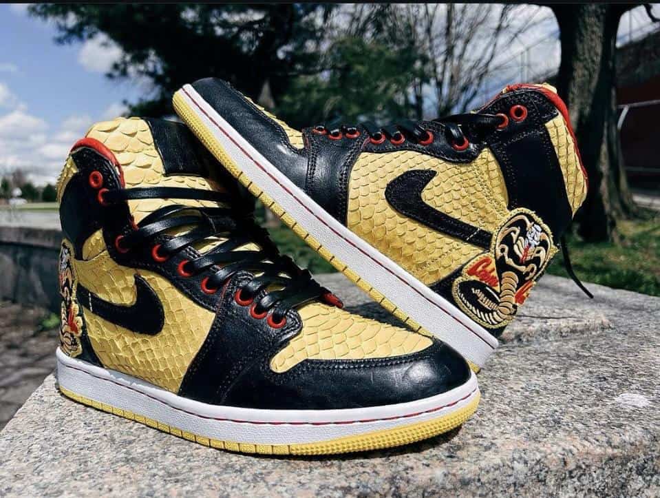 Cobra Kai Jordans Sneakers