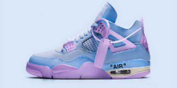 Off-White x Air Jordan 4 "Cotton Candy"