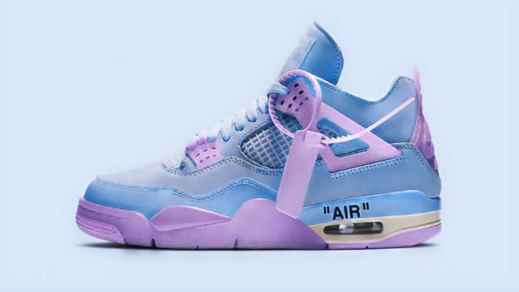 Off-White x Air Jordan 4 "Cotton Candy"