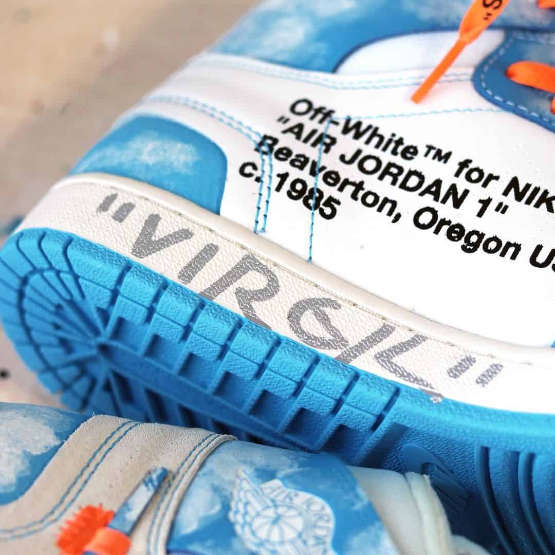 Off-White x Air Jordan 1 "Cloudy Sky"