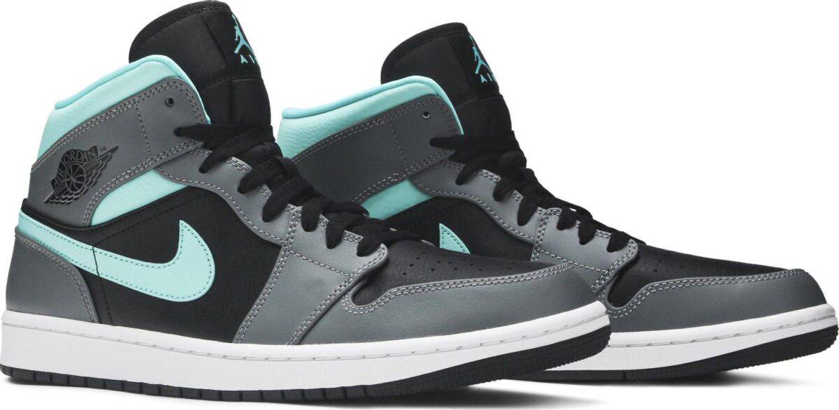 Air Jordan 1 Mid "Grey Aqua"