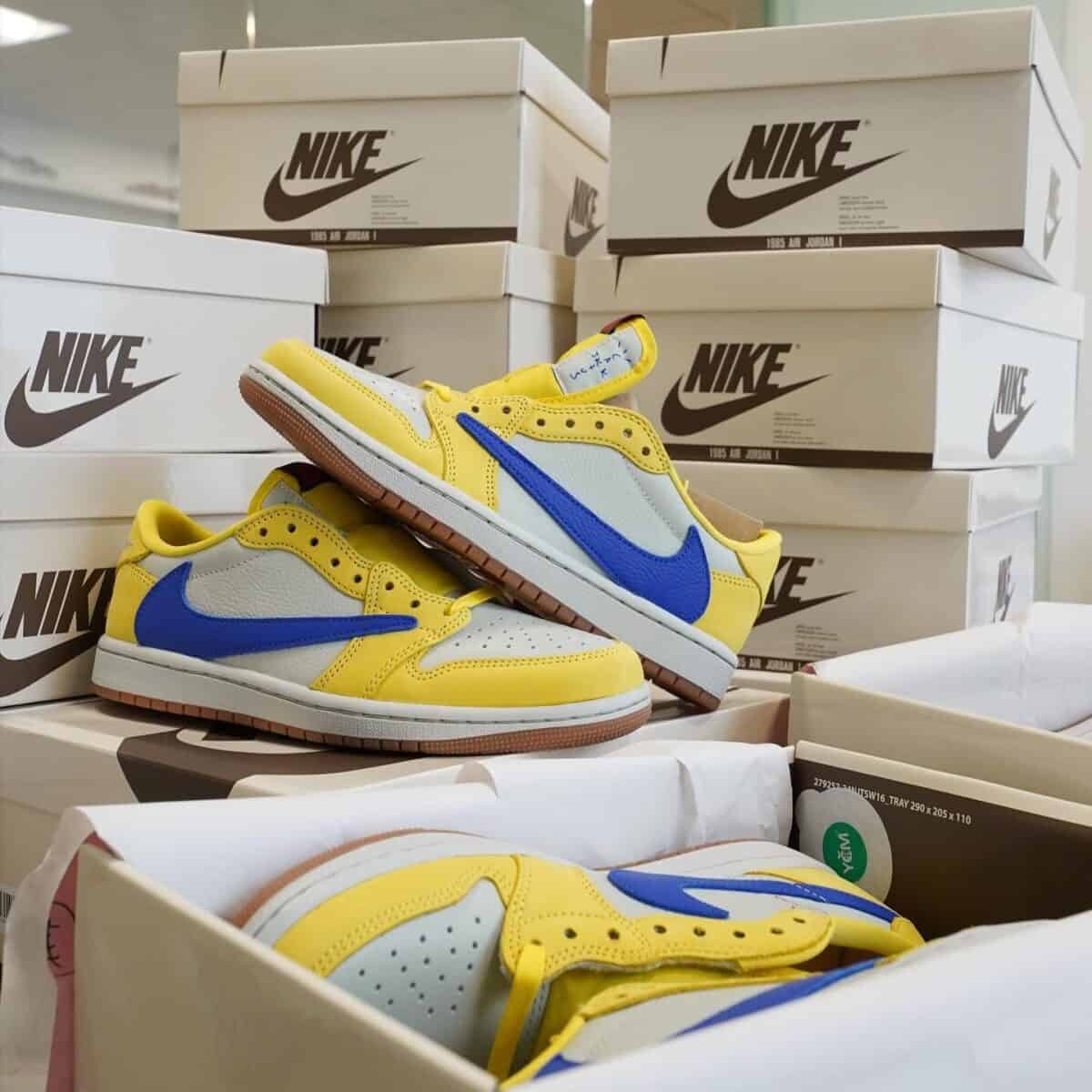 Win An Air Jordan 1 Low OG x Travis Scott Canary