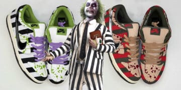 Beetlejuice x Freddy Krueger Halloween Nike Dunk Low Pack