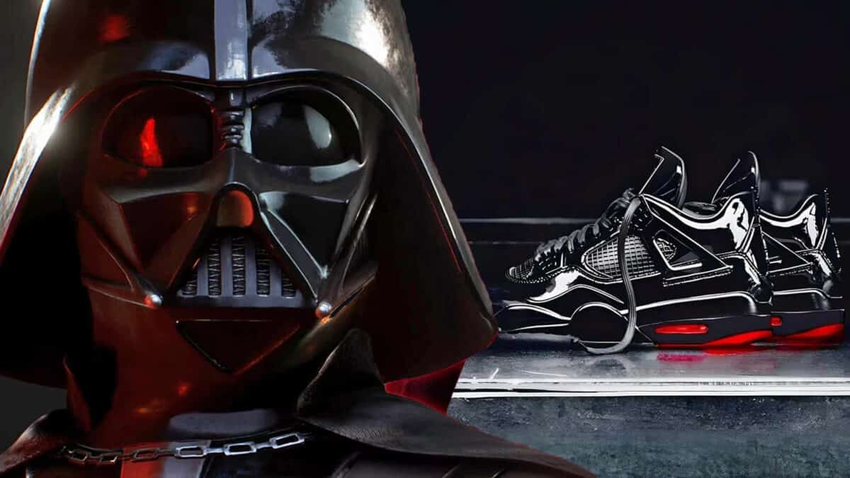 Feel The Force With Air Jordan 4 Darth Vader Sneakers