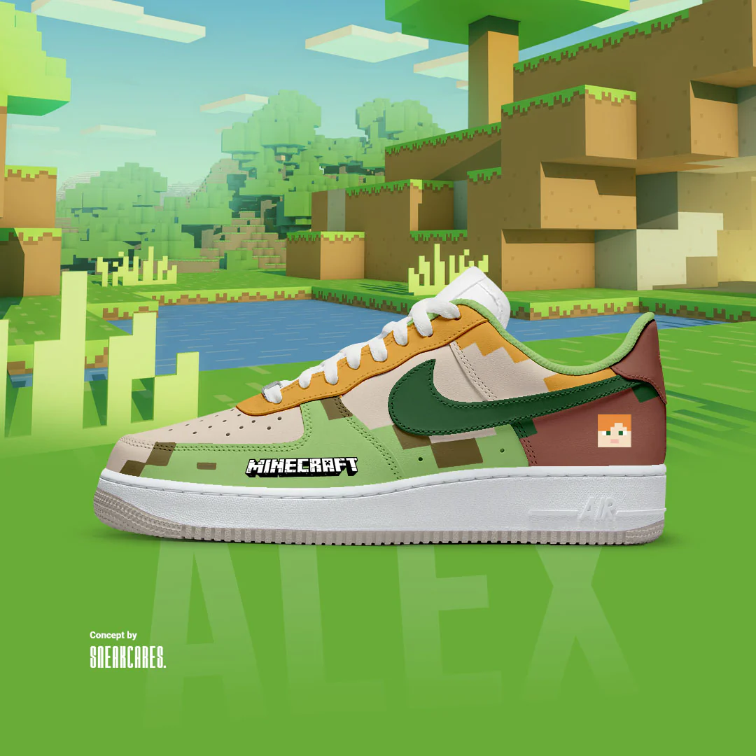 Minecraft x Air Force 1 