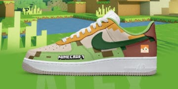 Minecraft Air Force 1 Sneakers