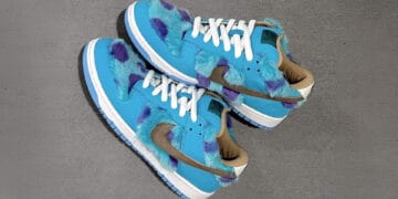 Monsters Inc Nike Dunk Low Sulley Brings Disney Magic To Footwear