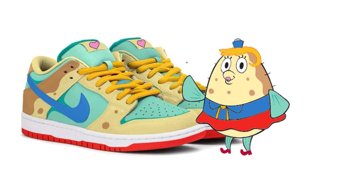 SpongeBob SquarePants' Mrs Puff Gets A Nike SB Dunk Low Sneaker
