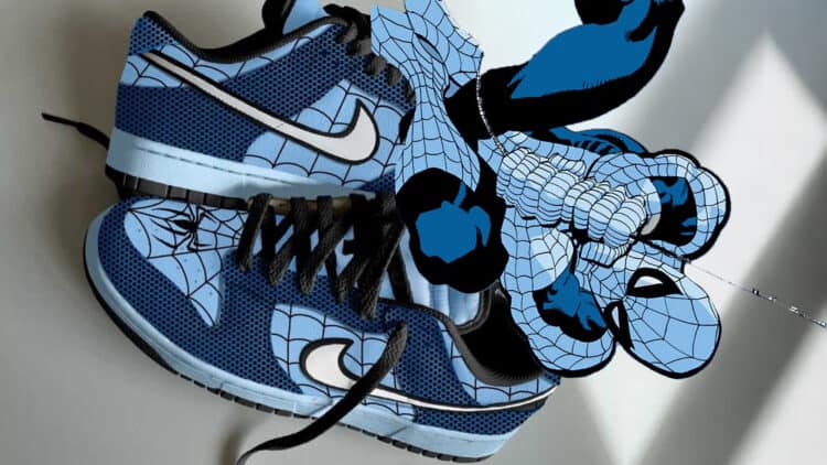 Spider-Man Blue x Nike Dunk Low 