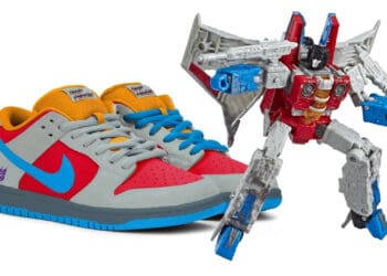 Starscream Nike SB Dunk Low Sneakers Transformers