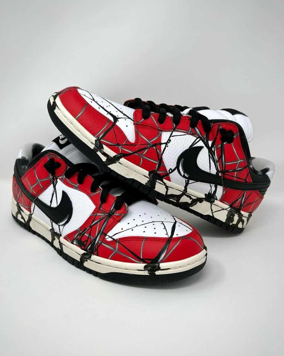 "Spider-Man vs. Venom" Nike Dunk Low