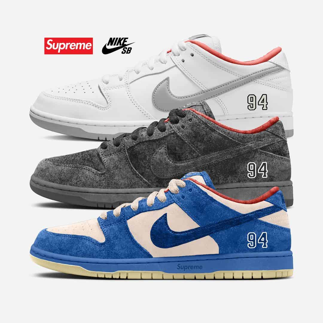 Supreme x Nike SB Dunk Low Collection