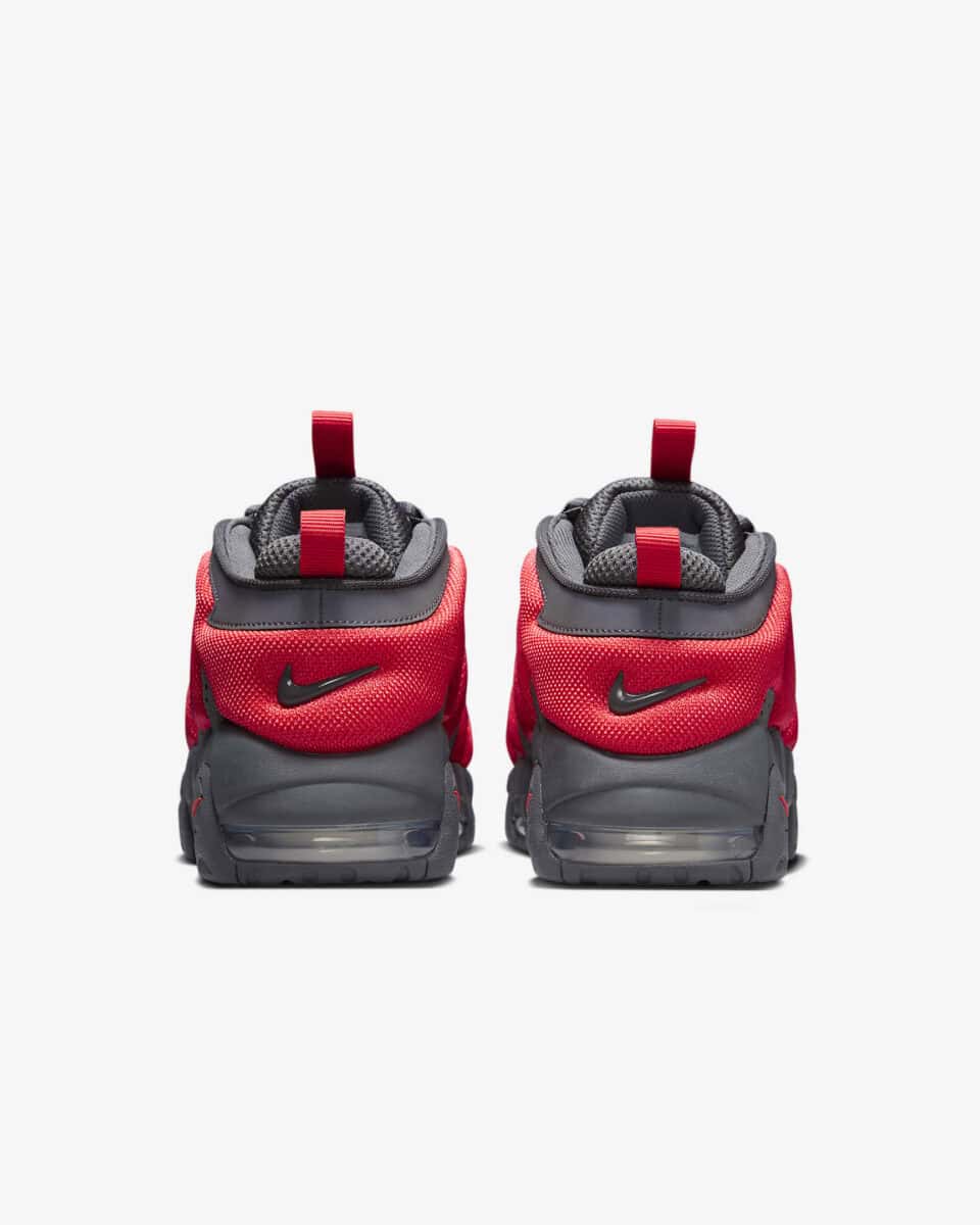 Nike Air More Uptempo Low “Dark Grey/Light Crimson”