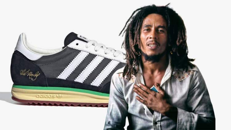 Bob Marley adidas SL 72 sneakers