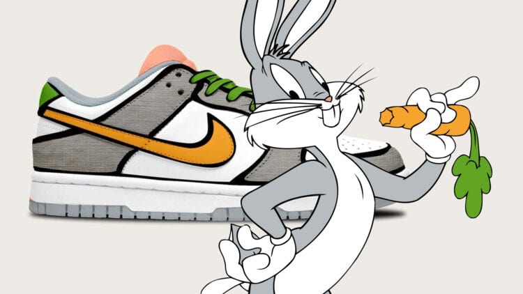 Looney Tunes Nike SB Dunk Bugs Bunny