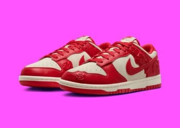 Nike Dunk Low Ruby Red Roses Sneakers