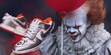 Pennywise Nike Dunk Low Sneakers Halloween