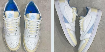 Travis Scott Air Jordan 1 Low Baby Blue