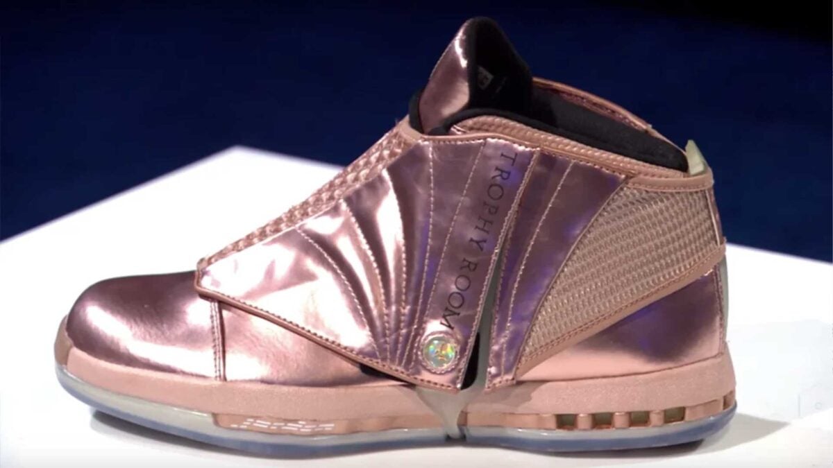 Trophy Room x Air Jordan 16 “Rose Gold” Sample