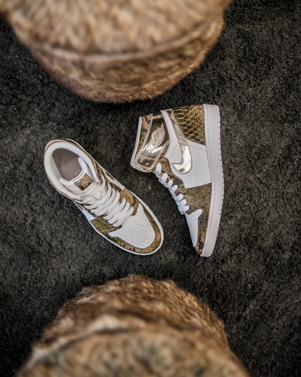 Air Jordan 1 High "Gold Snake"