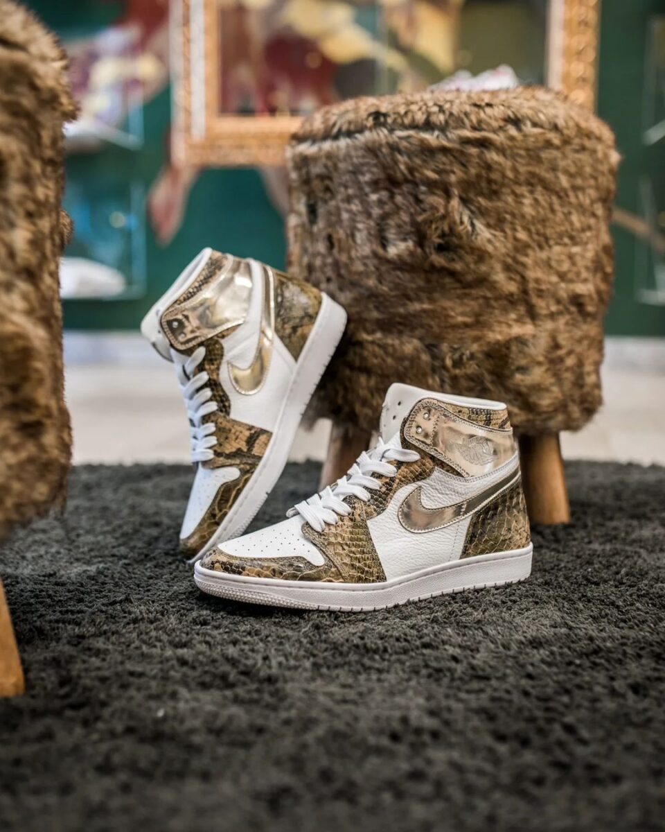 Air Jordan 1 High "Gold Snake"