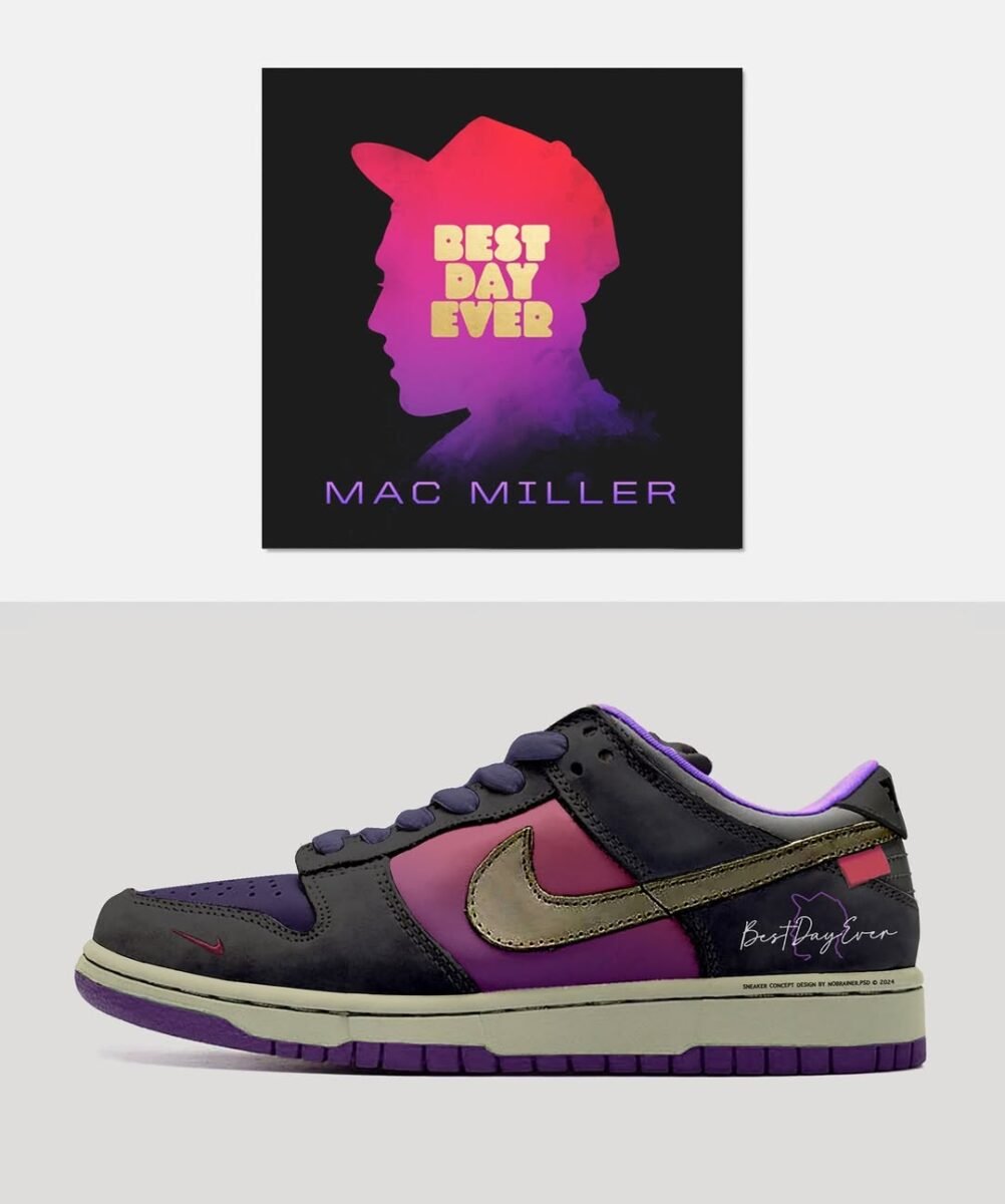 Nike Sneakers Inspired by Mac Miller's Album Cover