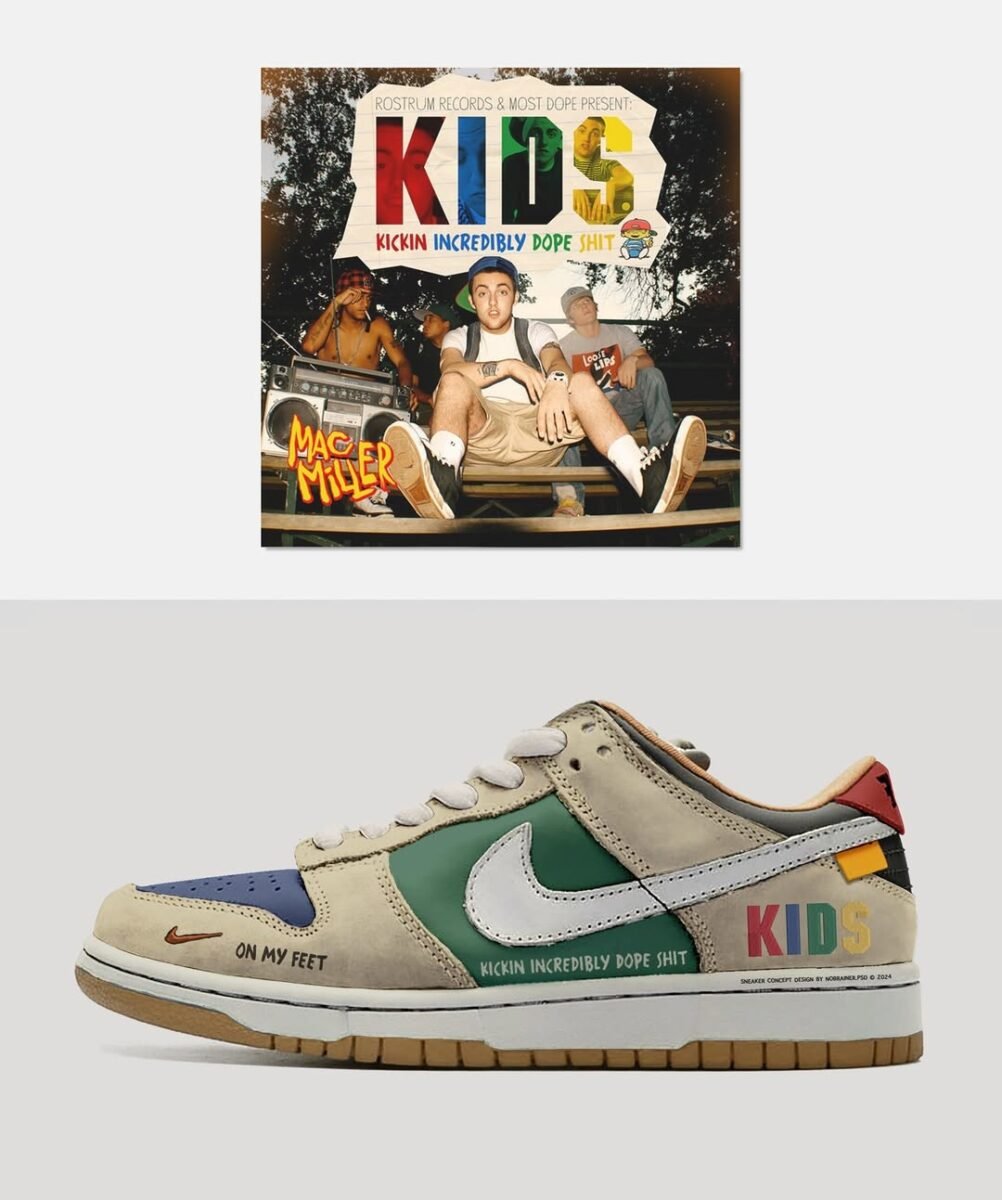 Nike Sneakers Inspired by Mac Miller's Album Cover