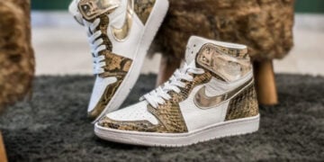 Air Jordan 1 High "Gold Snake"