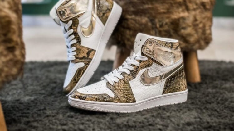 Air Jordan 1 High "Gold Snake"