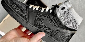 Hand-Carved Leather Union x Air Jordan 1 High