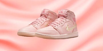 Jordan Brand is set to release a pretty pink mid-top Air Jordan 1 Low for next year's "Valentine's Day" celebrations.