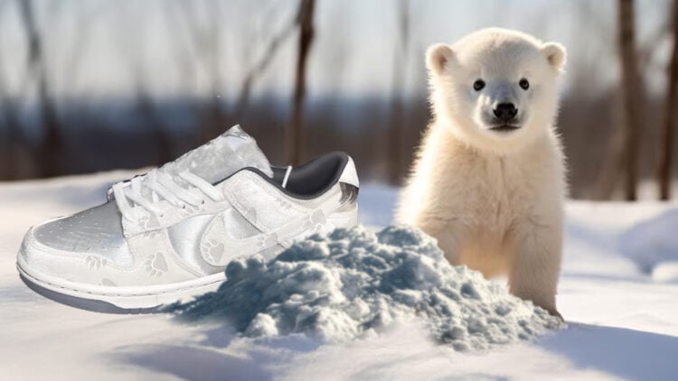 The Polar Bear x Nike Dunk Sneaker Captures Arctic Majesty