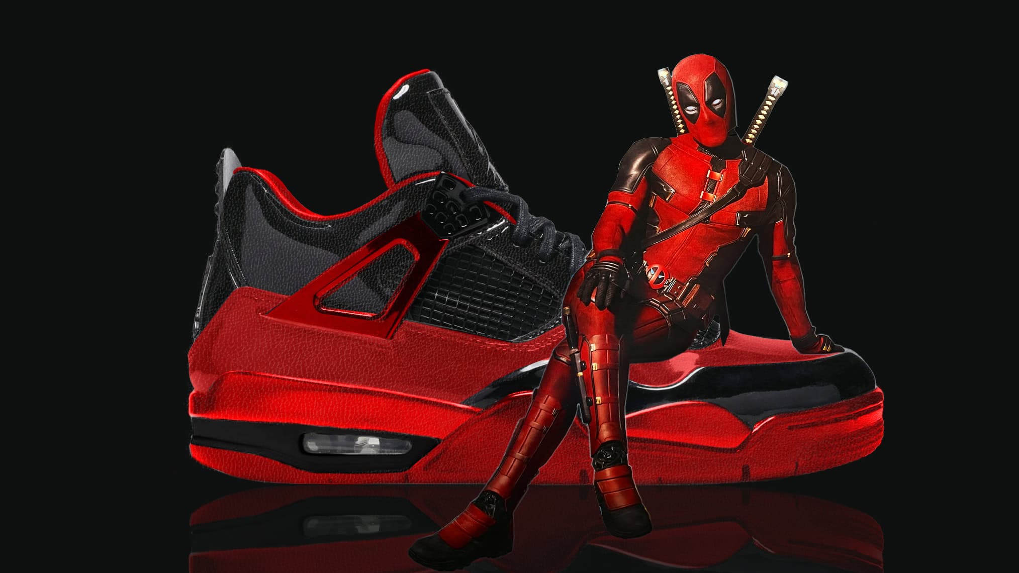 Jordan-4-Deadpool-sneakers-1