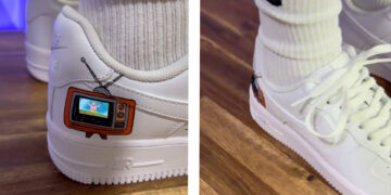 Nike Air Force 1 with a Built-In TV Screen