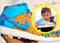 Parents Turn Son Drawing Into Custom Sneakers for Christmas