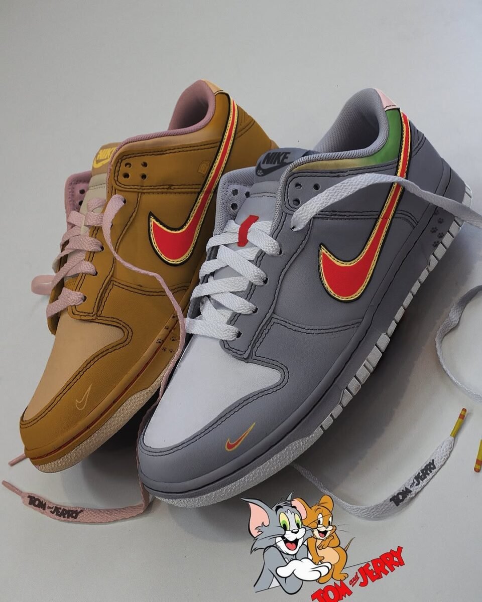 Tom and Jerry Nike Dunk Low Sneakers