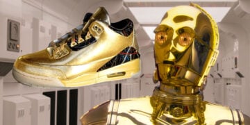 Air Jordan 3 C-3PO Star Wars Sneakers