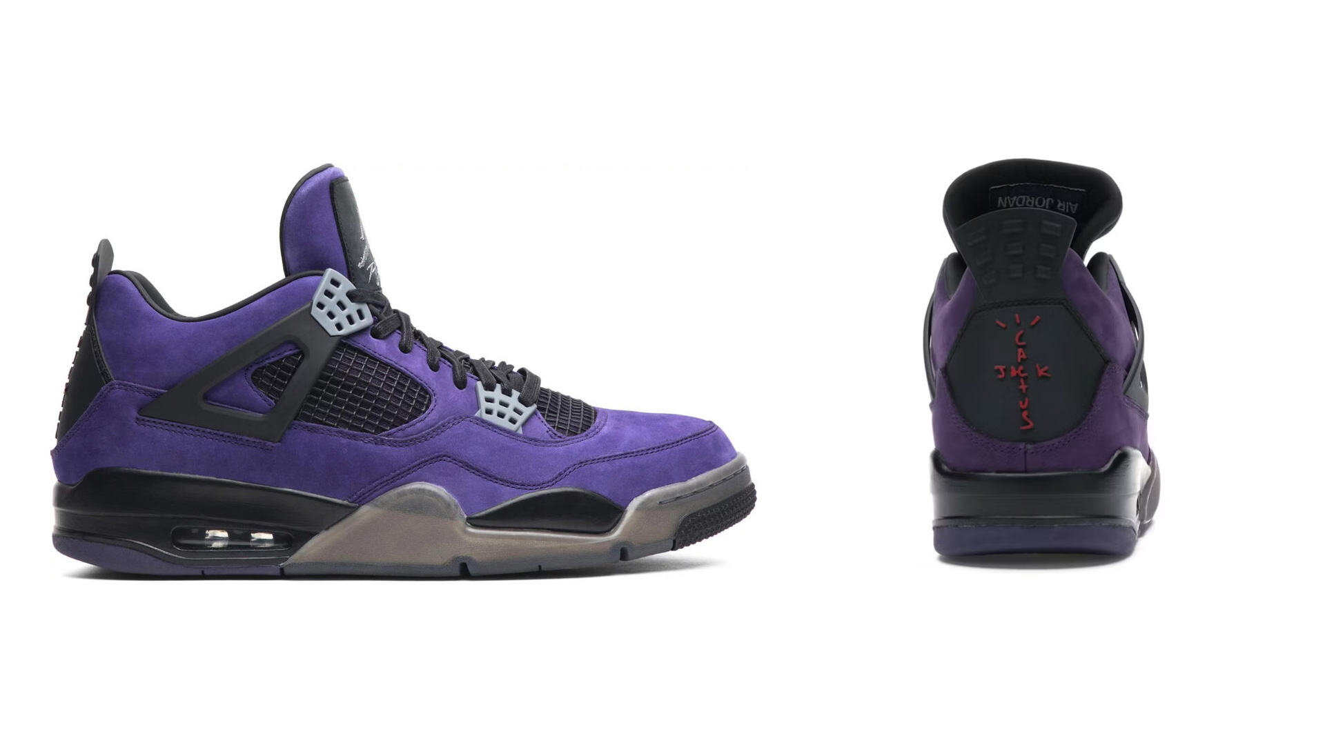 Air Jordan 4 Retro Travis Scott Purple Suede