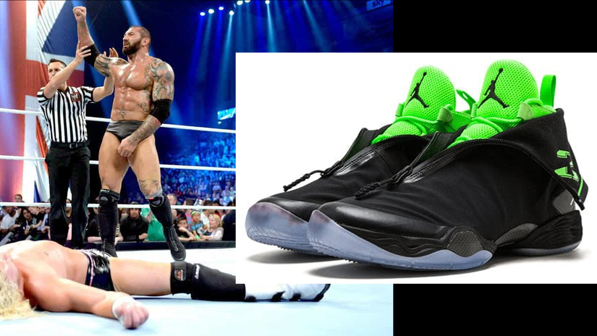 Batista Jordan 28 Stealth All-Star Wrestlers Sneakers