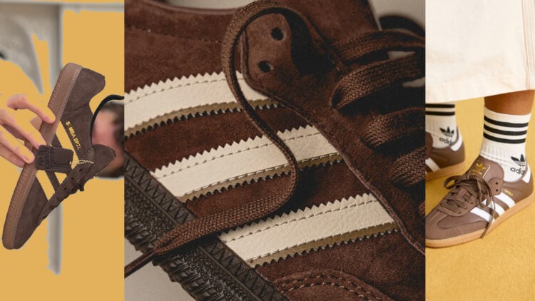 Brown Suede Adidas Sambas